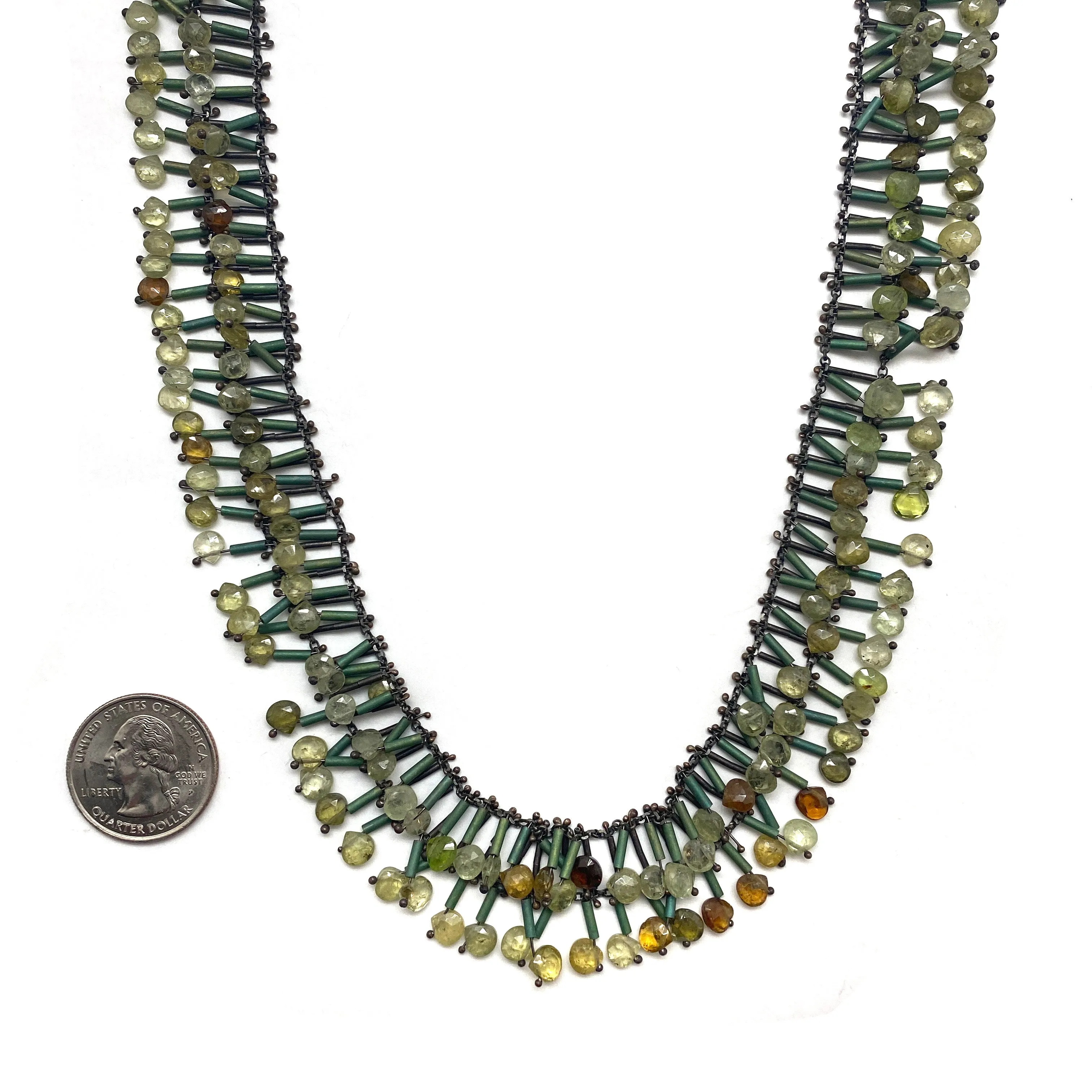 Peridot Statement Necklace
