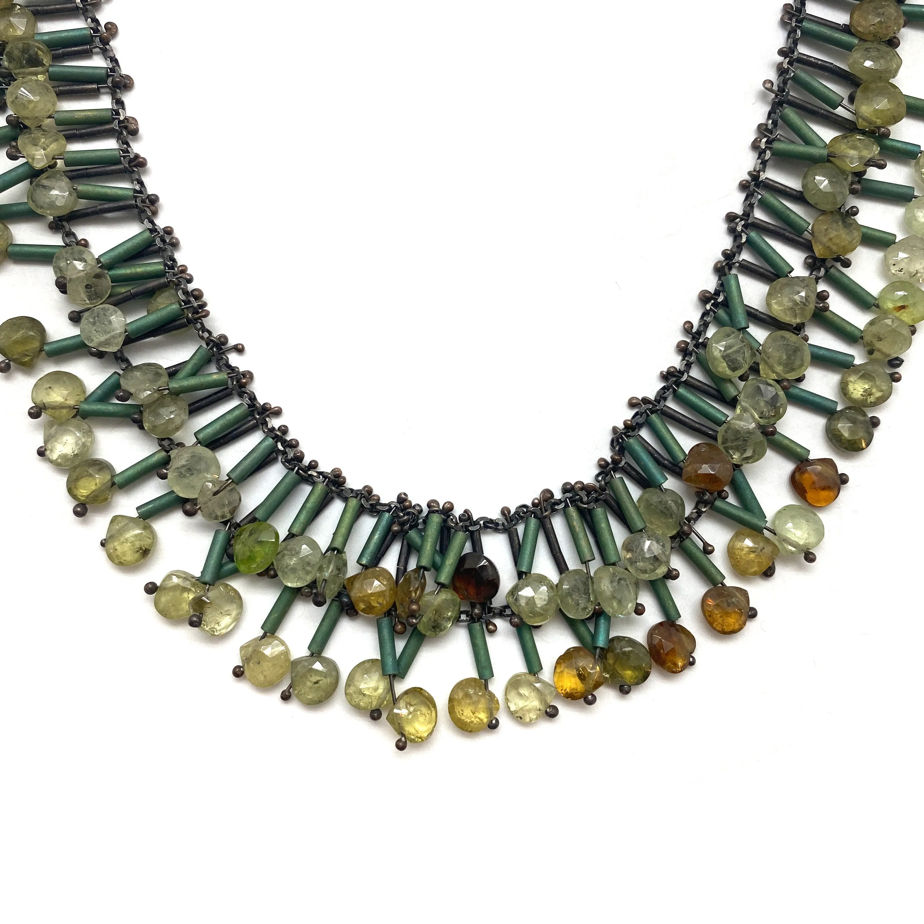 Peridot Statement Necklace