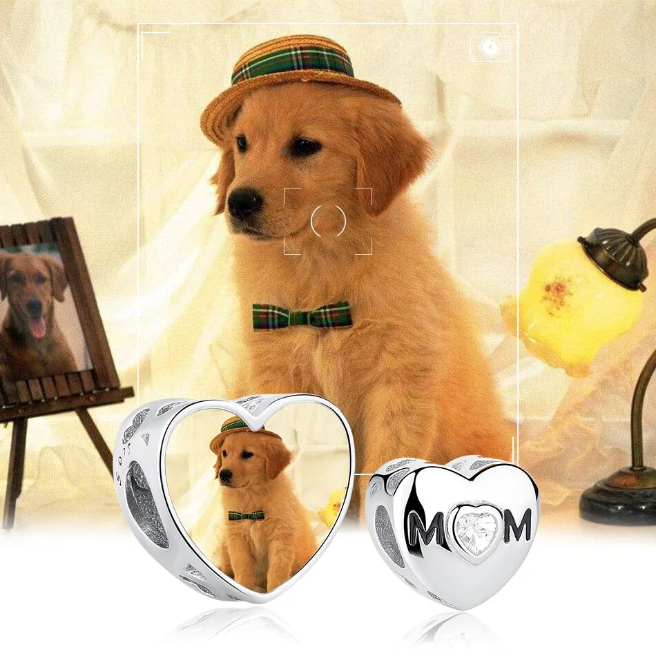 Personalized Custom Photo Bracelet | Custom Heart Bracelet | Picture Bracelet For Mom| Photo Bracelet | Mom Heart Bracelet | Mother Day Gift