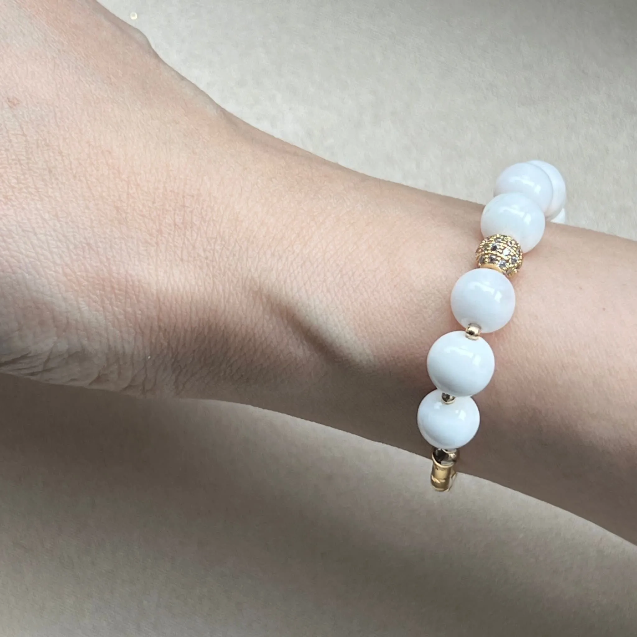 Prosperous Phantom Quartz Baby Diadem Bracelet