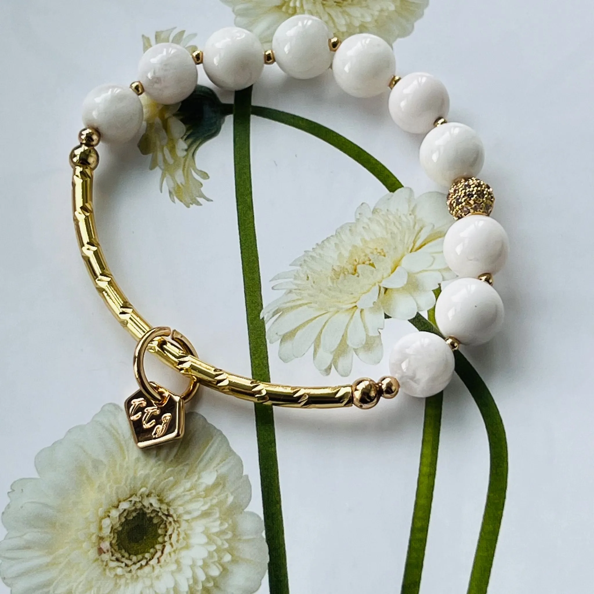 Prosperous Phantom Quartz Baby Diadem Bracelet