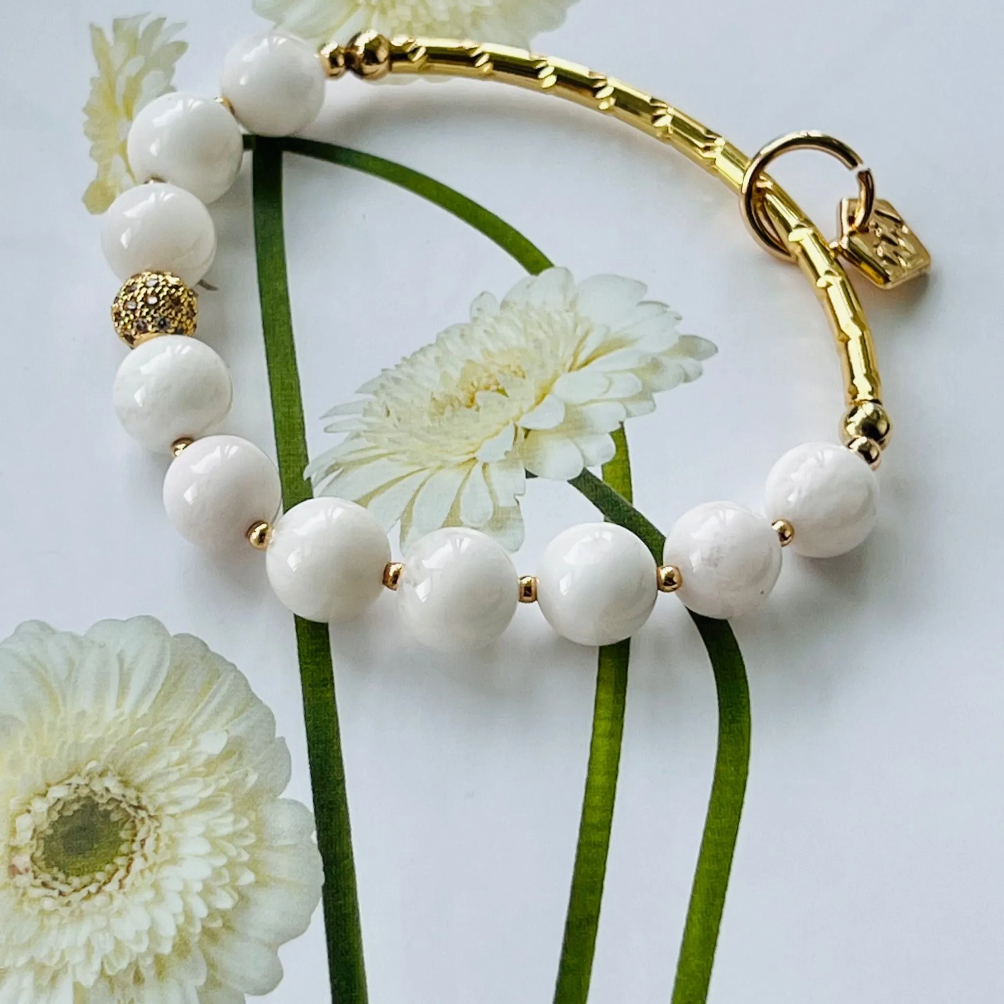 Prosperous Phantom Quartz Baby Diadem Bracelet
