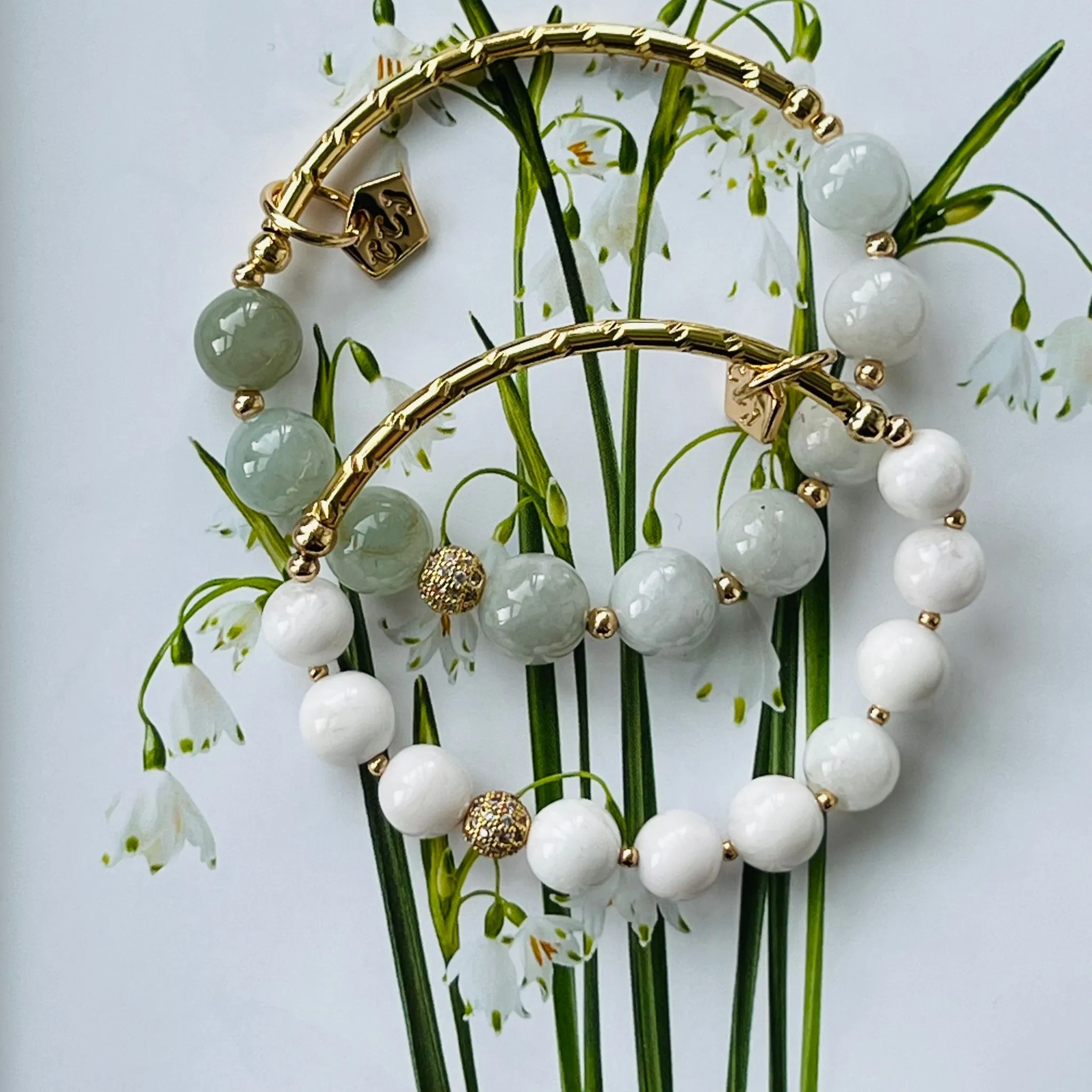 Prosperous Phantom Quartz Baby Diadem Bracelet