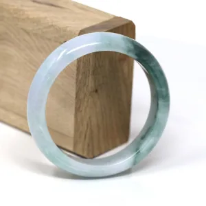Real Burmese Jadeite Jade Bangle Bracelet (  57.8 mm )#432