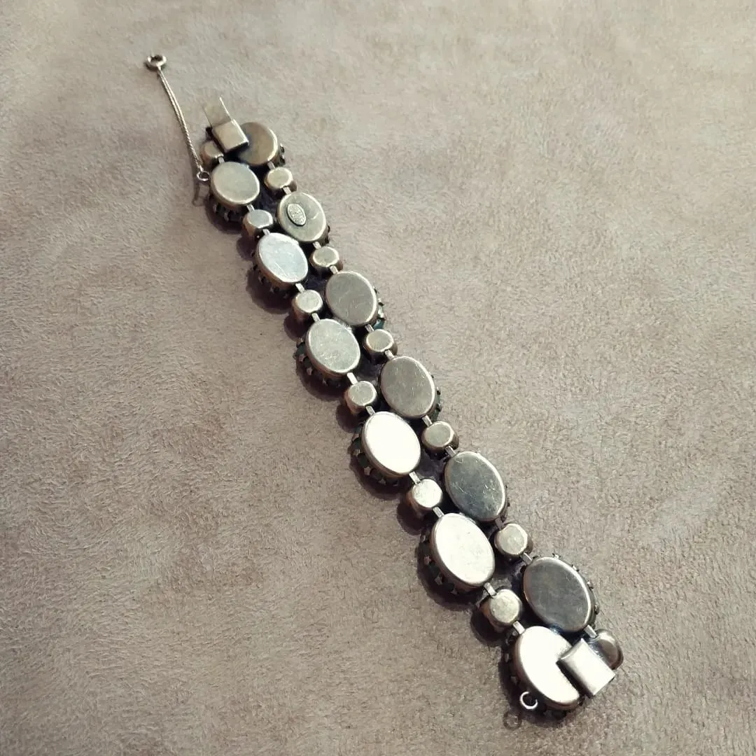 Regency Vintage bracelet in Green with double width