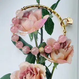 Rhapsodic Rose Quartz Baby Diadem Bracelet