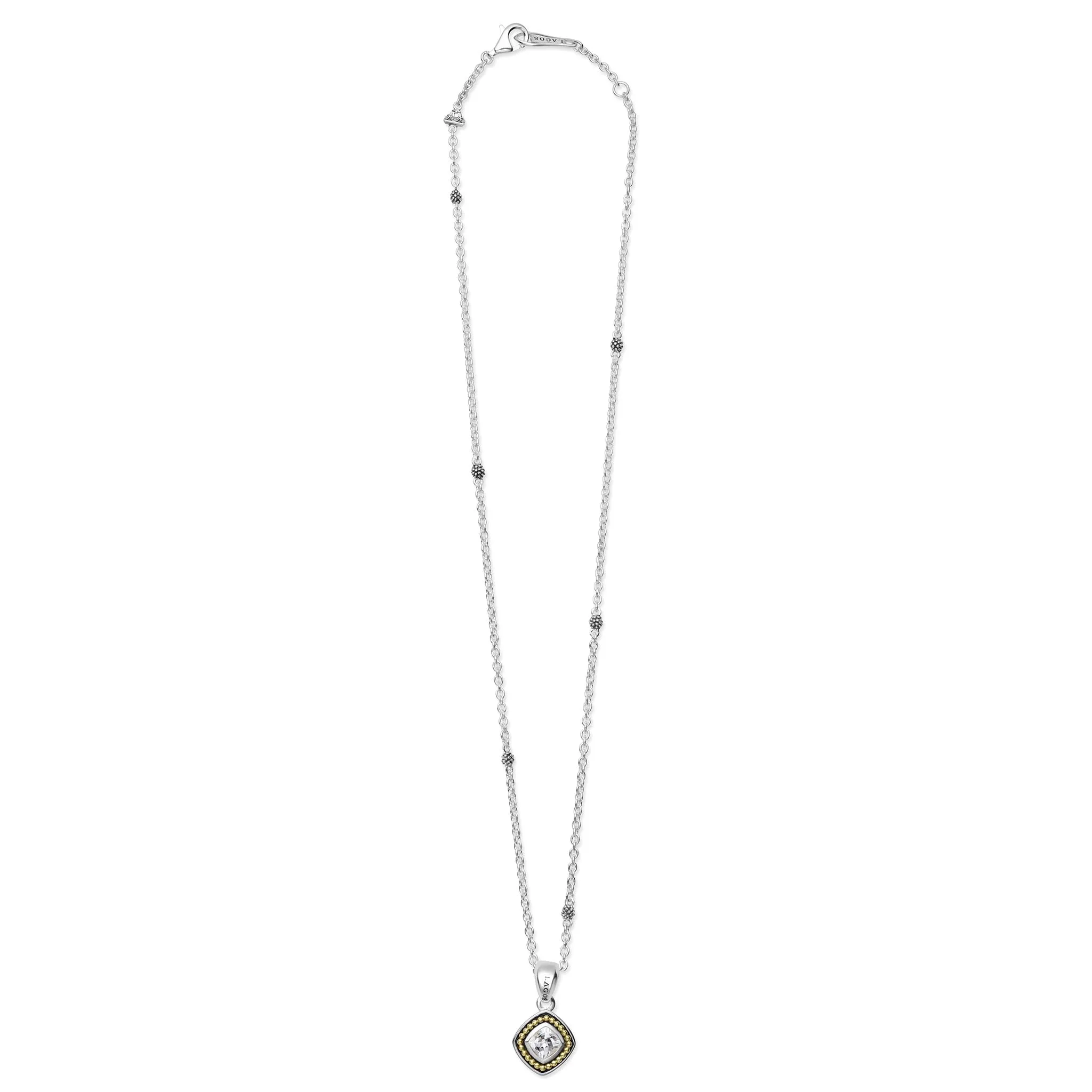 Rittenhouse White Topaz Pendant Necklace