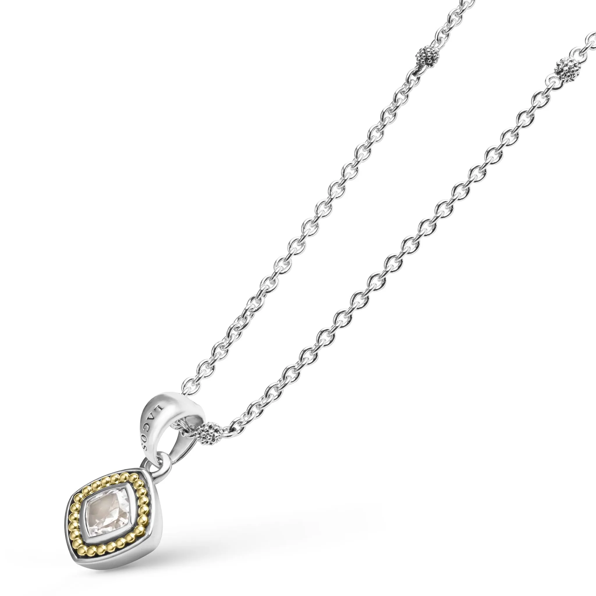 Rittenhouse White Topaz Pendant Necklace