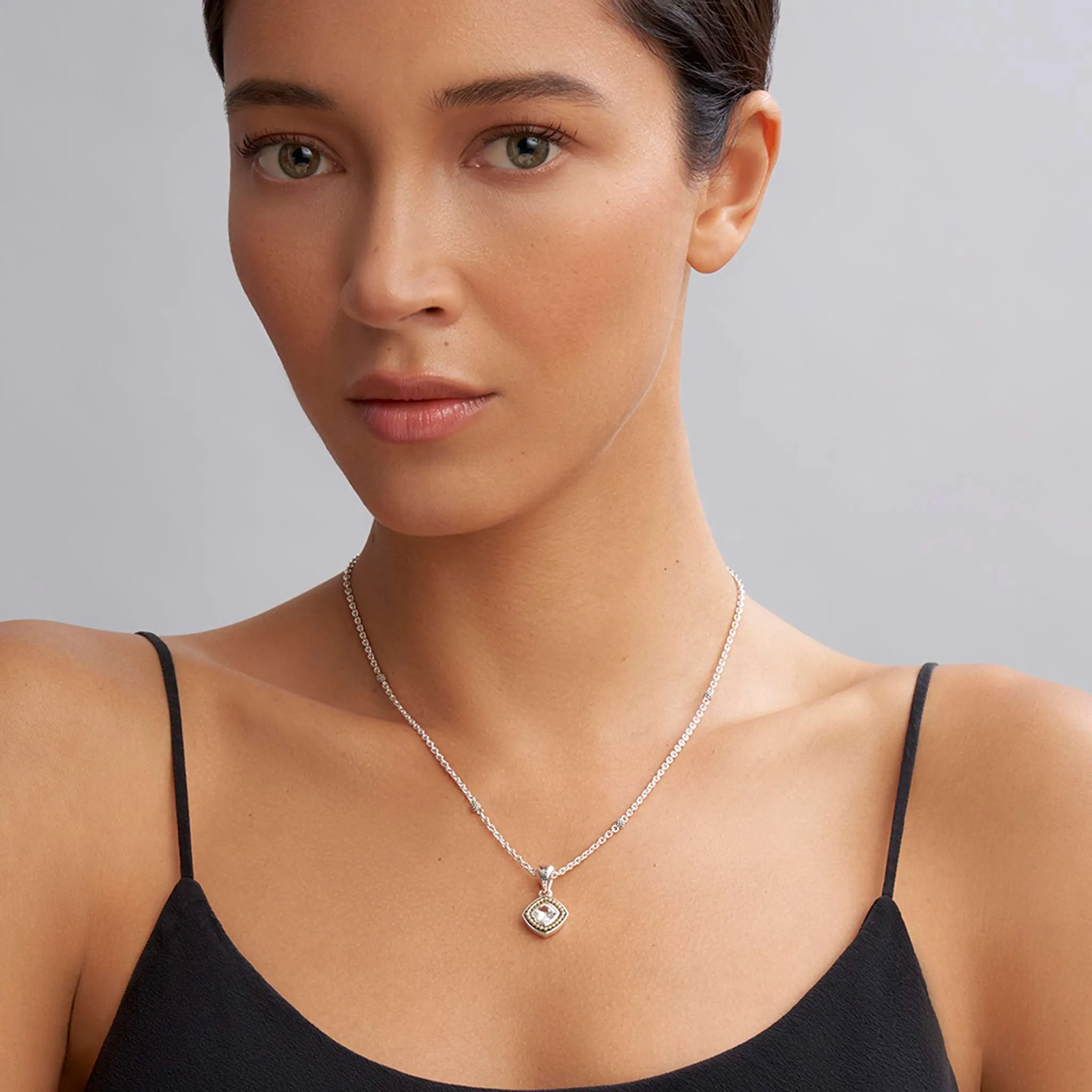 Rittenhouse White Topaz Pendant Necklace