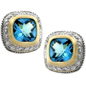 Royal Topaz Stud Earrings
