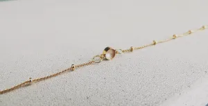 SALE- Enamel Dot Bracelet-Pearl