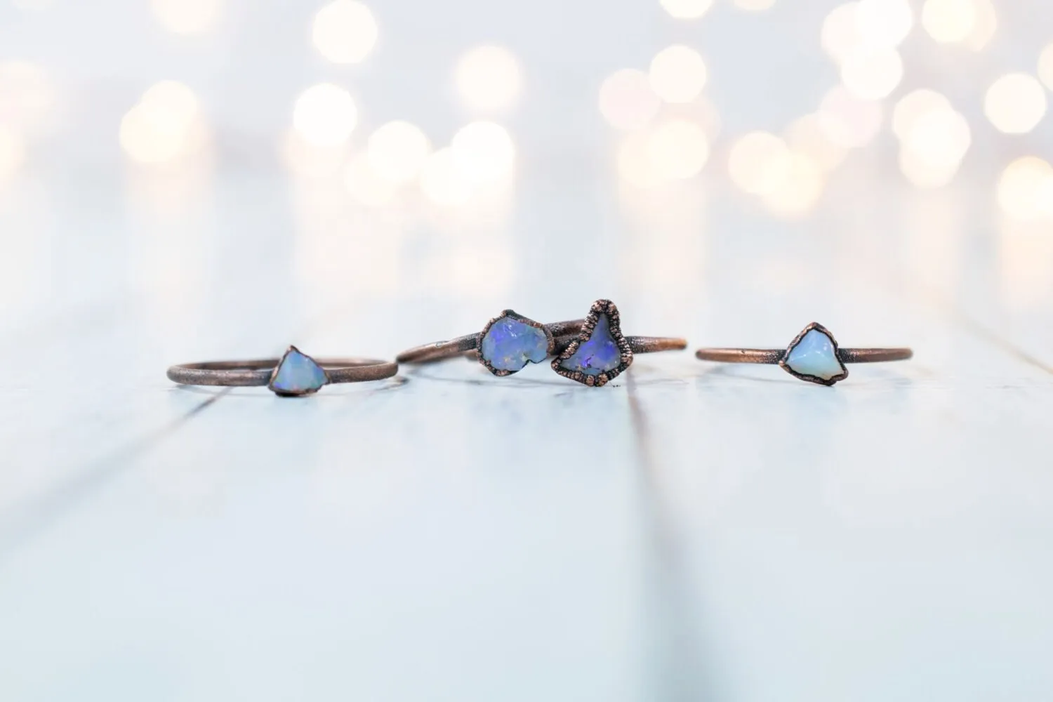 SALE opal ring | Rough opal ring