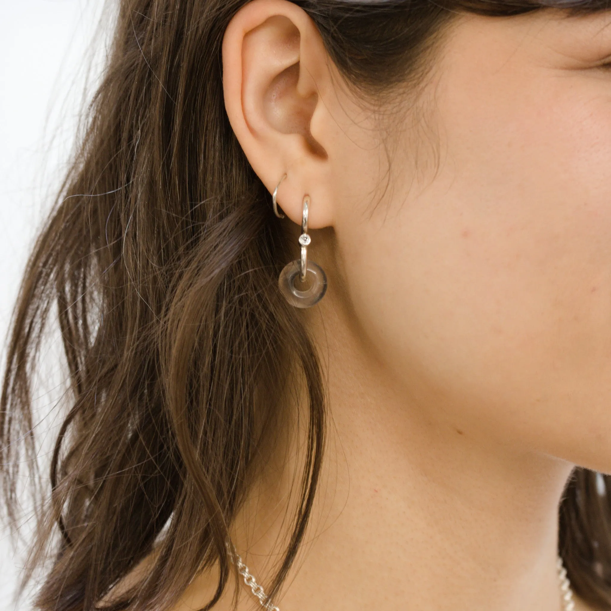 Signature Poise Quartz Sterling Silver Earrings