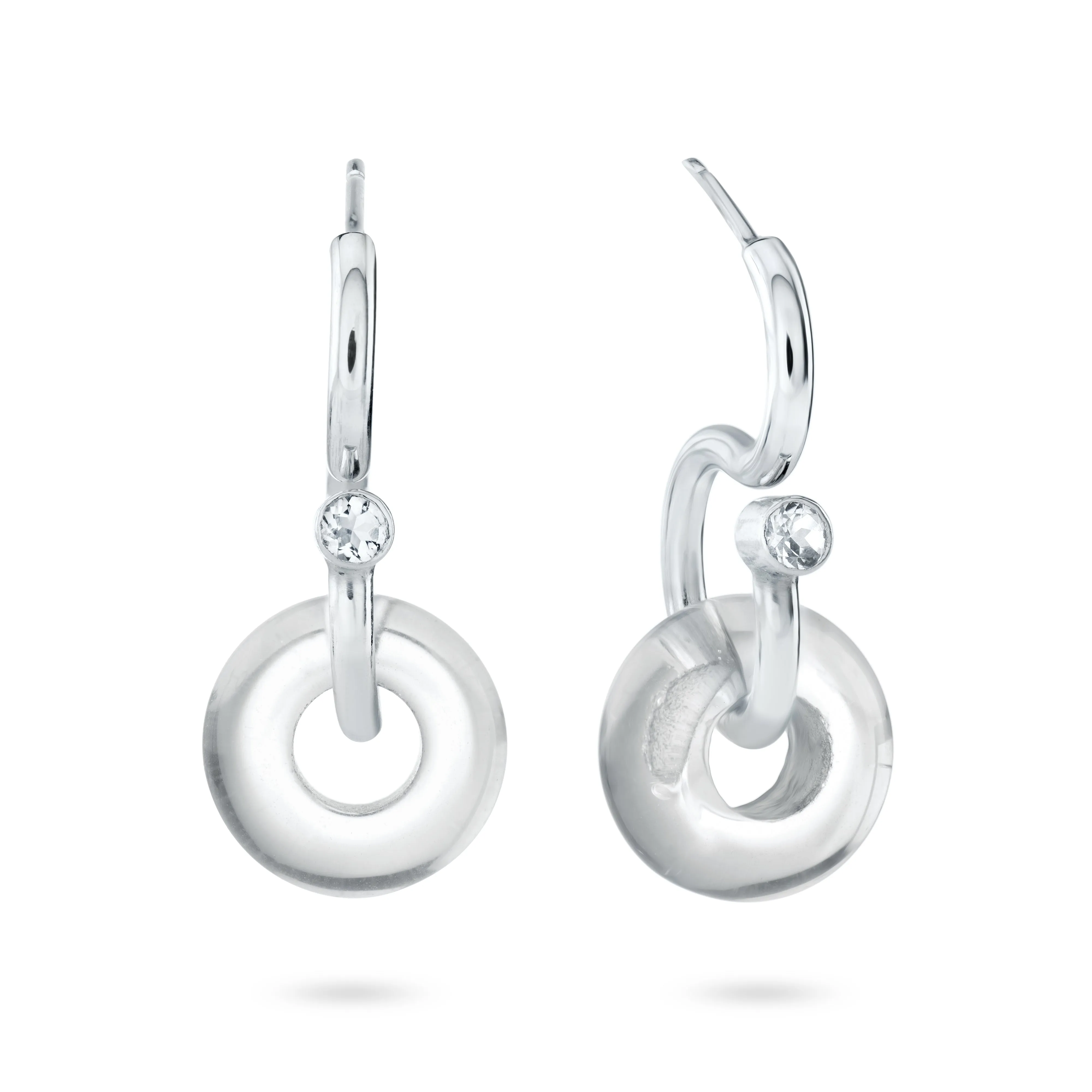 Signature Poise Quartz Sterling Silver Earrings