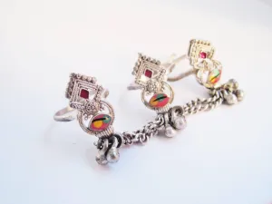 Silver Triple Toe Ring from India