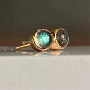 Solid Gold Galaxy Earrings