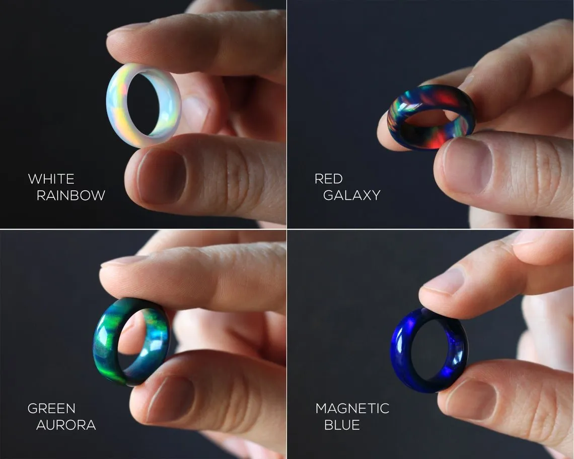 Solid Opal Ring - Galaxy