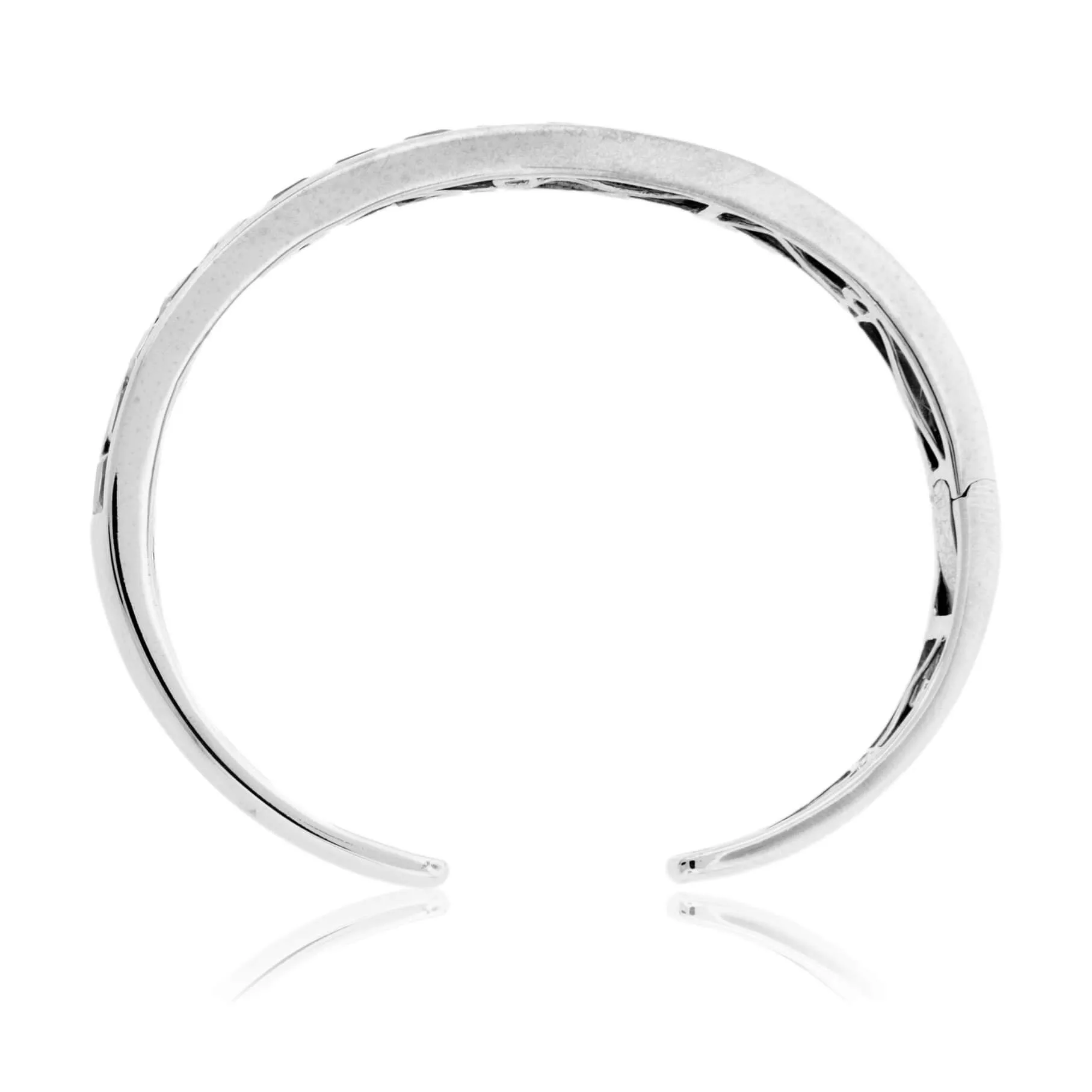 Swiss to London Blue Topaz Gradient Bangle Bracelet