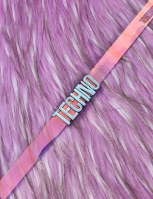 TECHNO MINI WORD CHOKER - HOLO