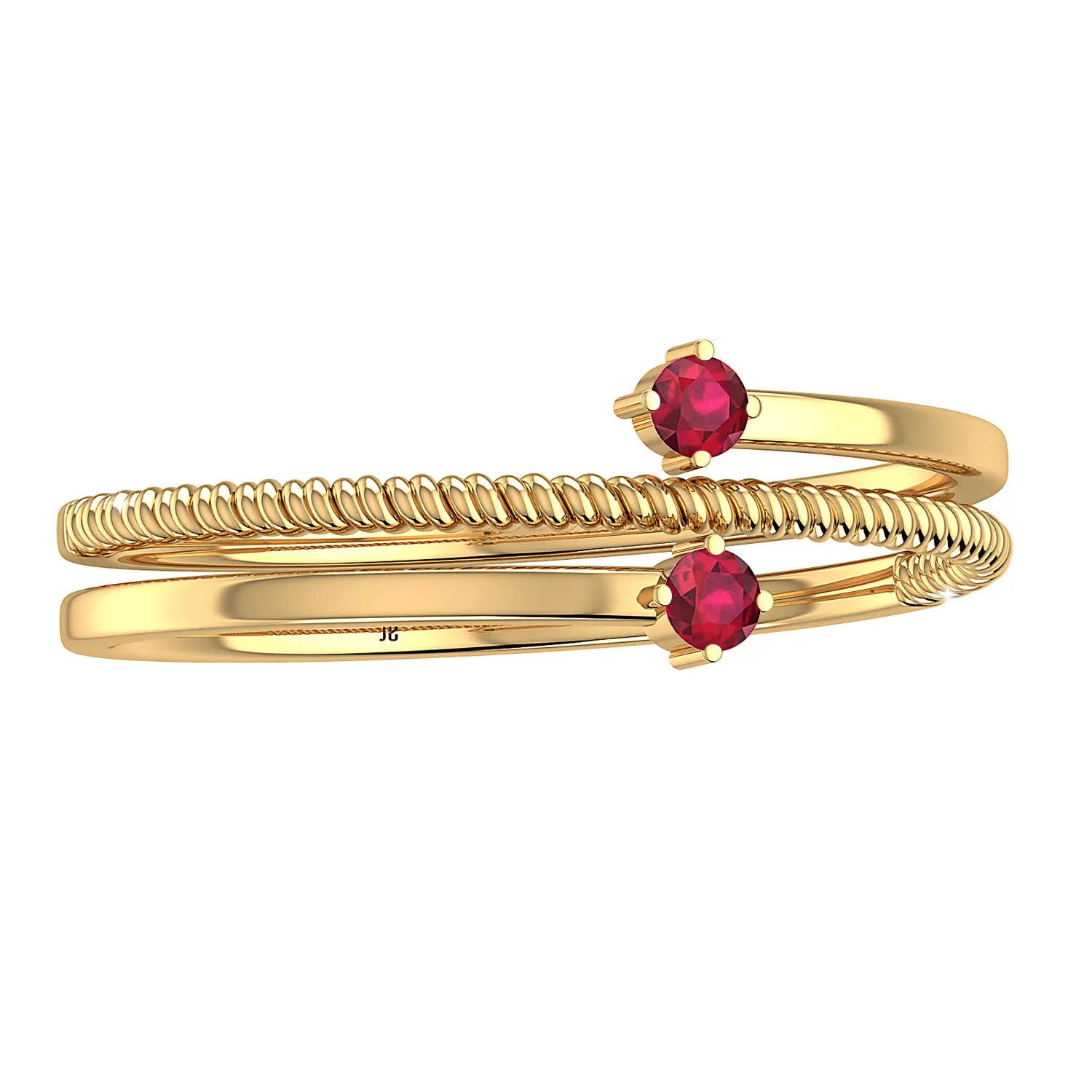 THE RED TWIST TOE RING