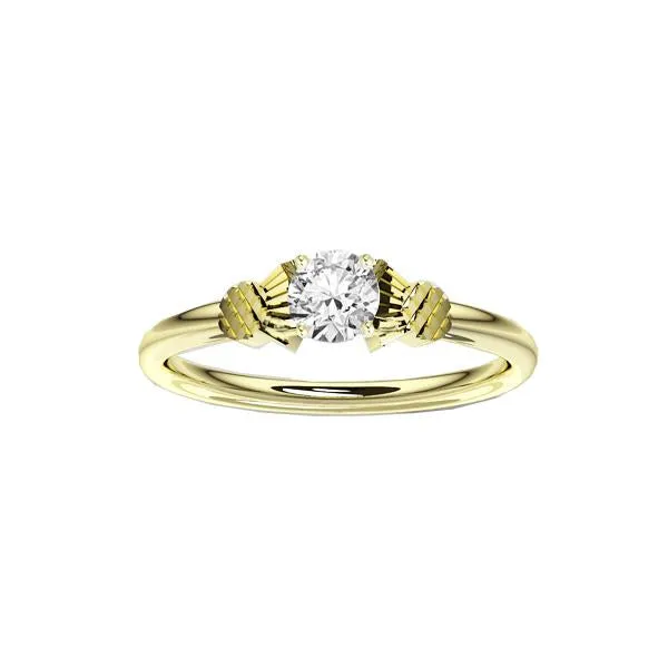 Thistle Diamond Engagement Ring