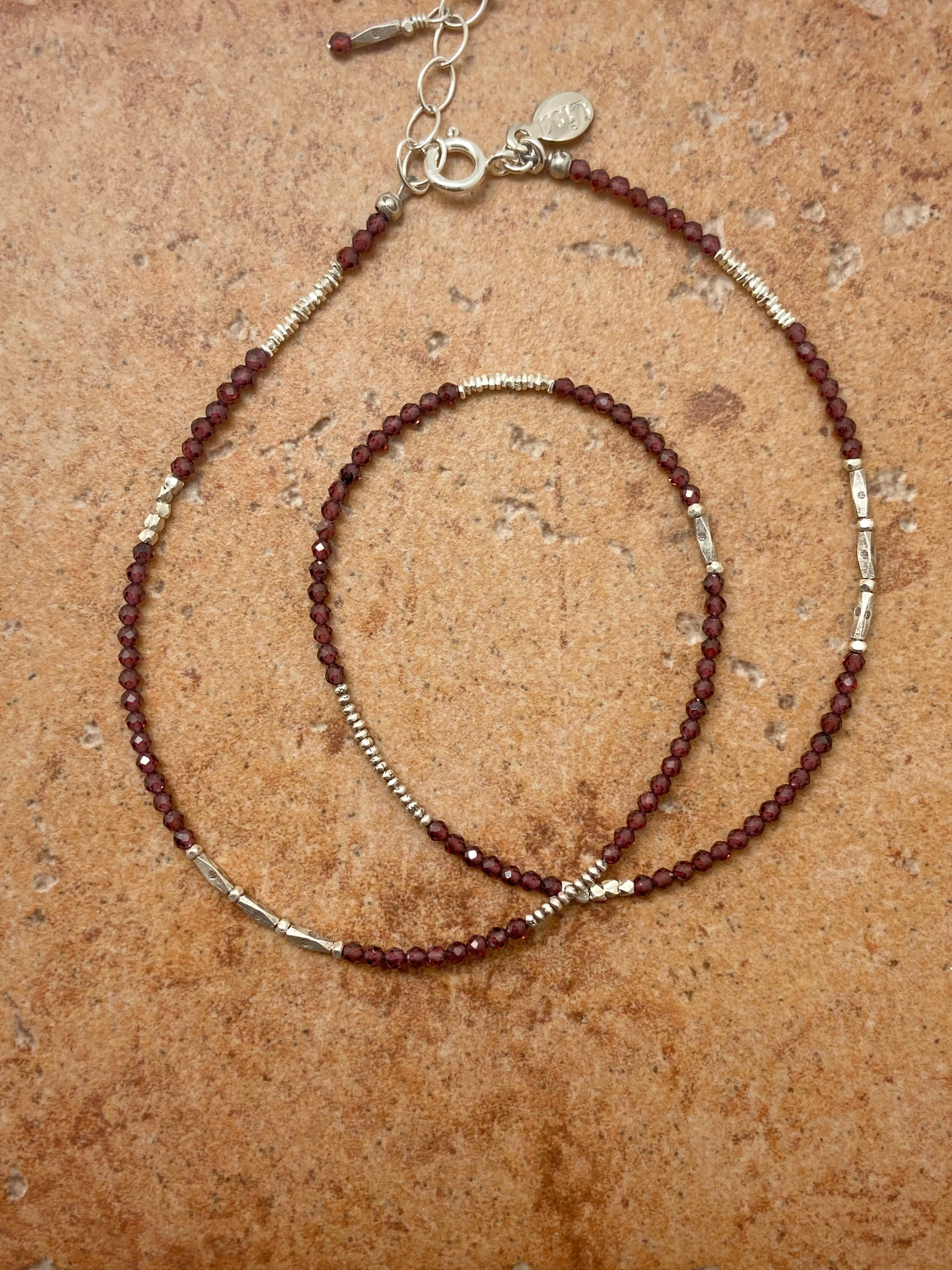 Tiny Stone Choker Necklace