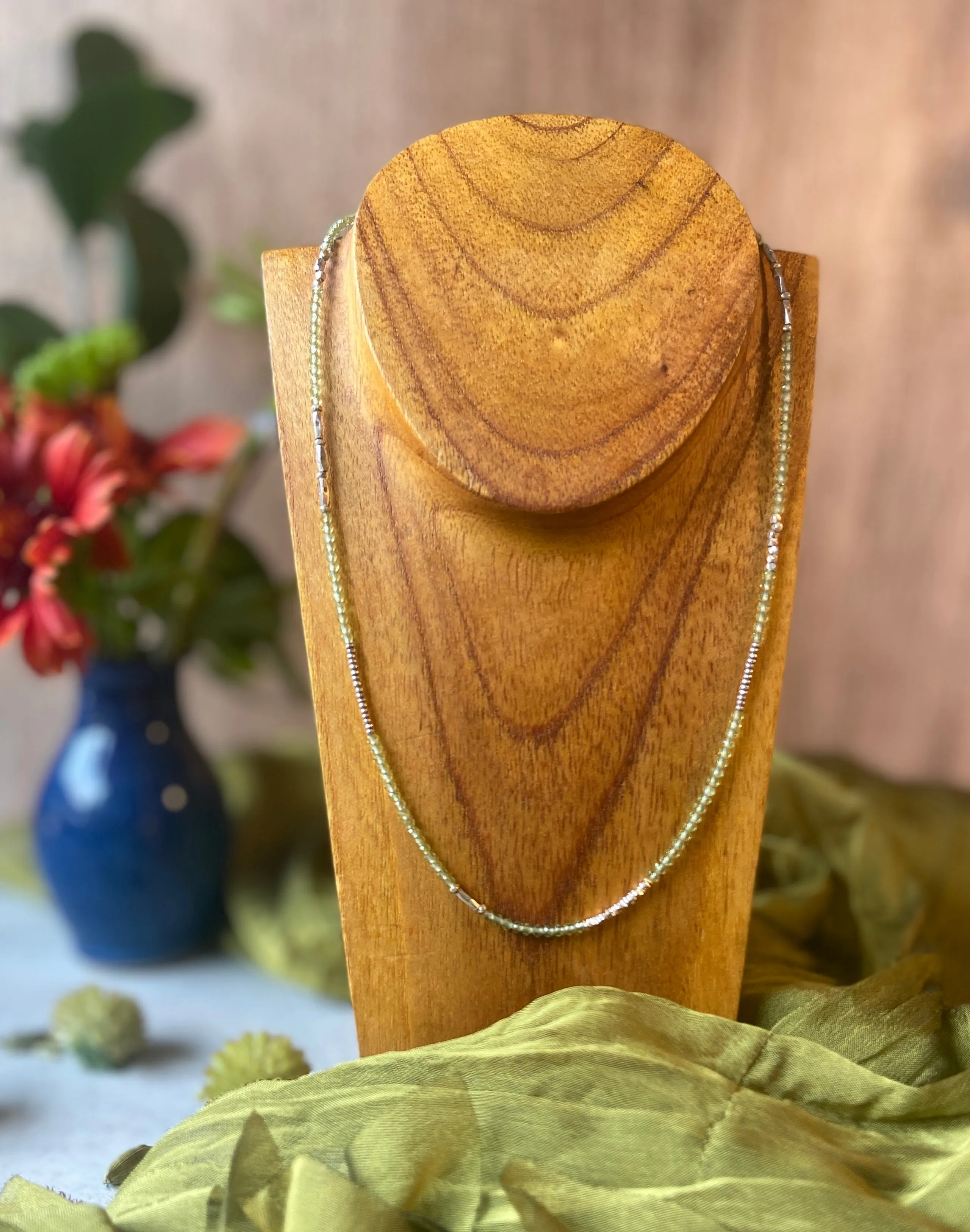 Tiny Stone Choker Necklace