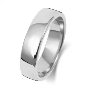 Wedding Band 18K Soft Court 5mm-1.2 Wedding  Ring WQ135WL