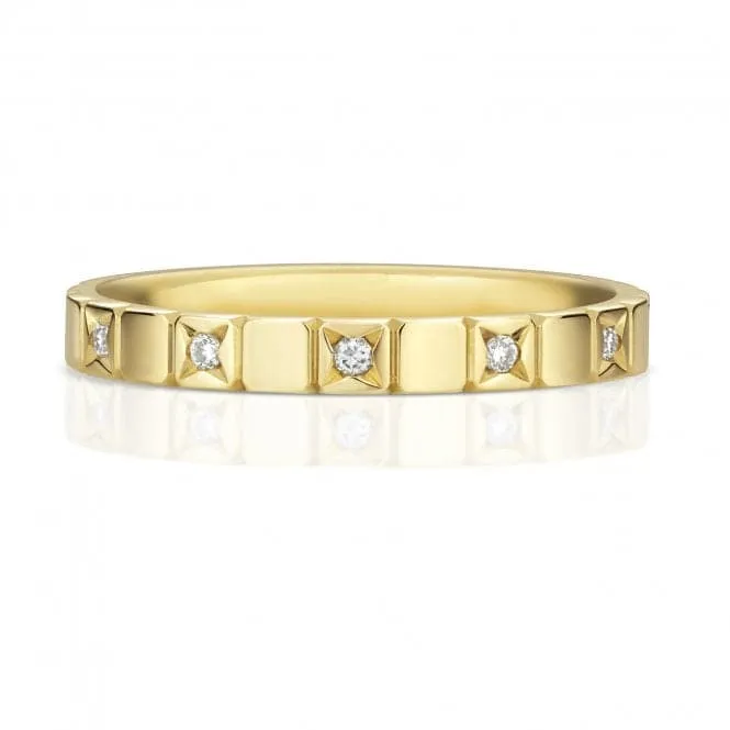 Wedding Band 9ct  Gold  Diamond Wedding Ring RD737