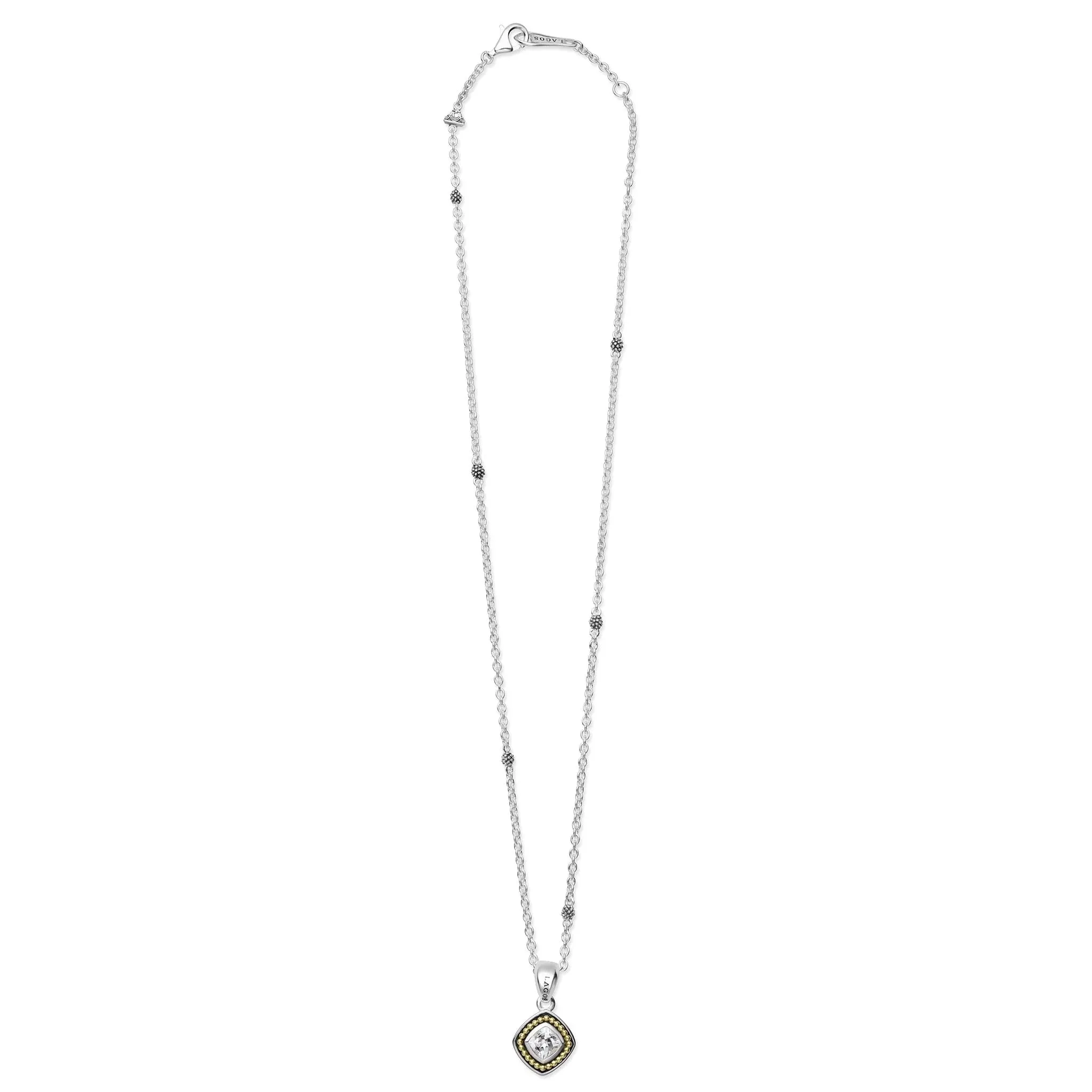 White Topaz Pendant Necklace